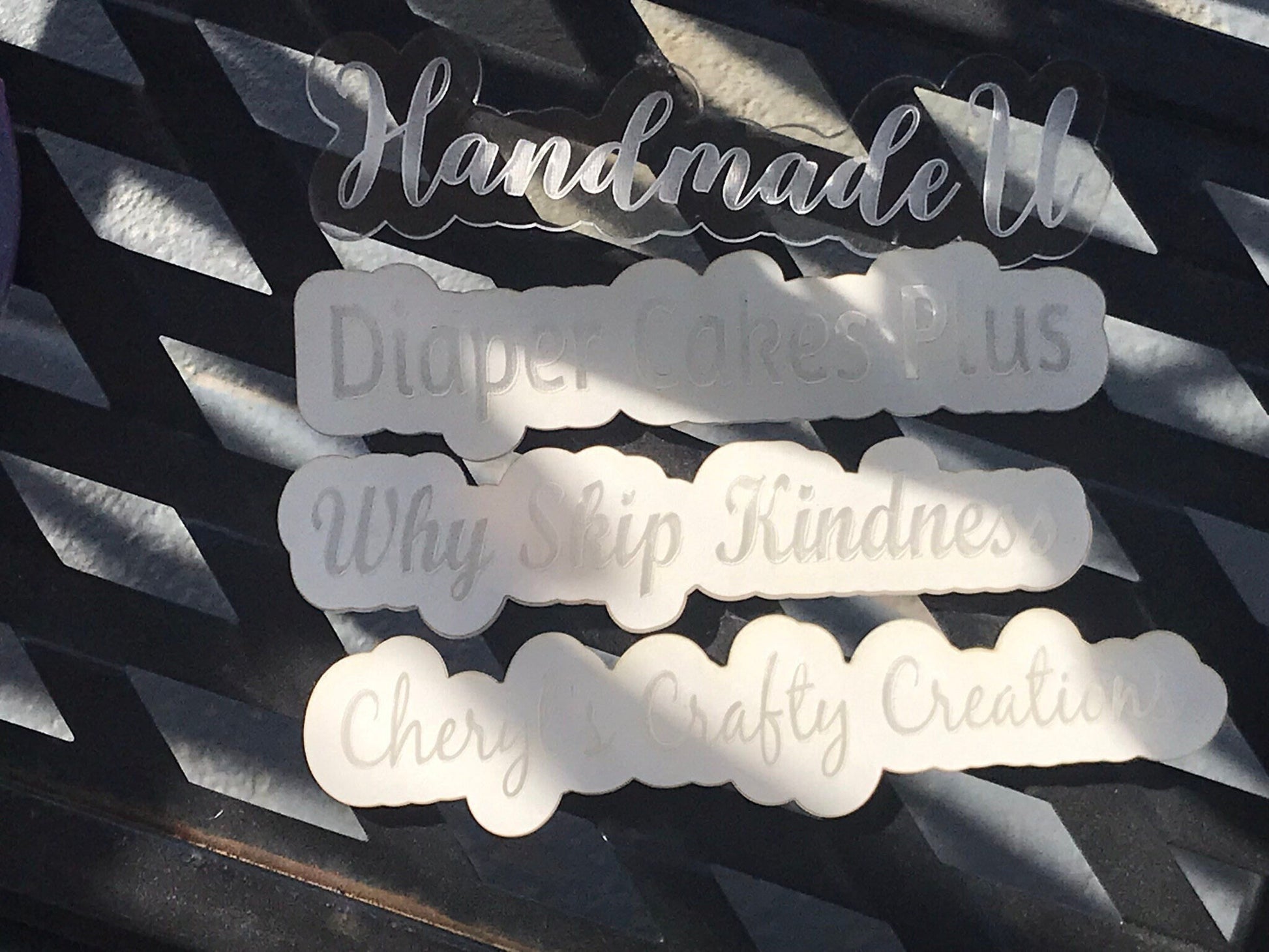 Custom Product Photo Prop | Physical Product Watermark | Acrylic Username Tag | Business Watermark | Social Media Post