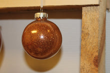 Load image into Gallery viewer, Personalized Custom Glitter Ornaments with sentiment (up to three words)
